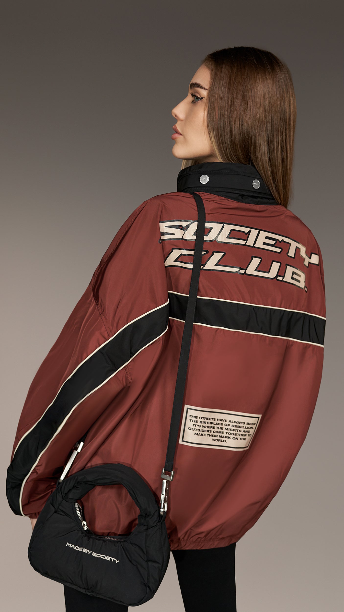 Burgundy Heritage Flow Hoodie