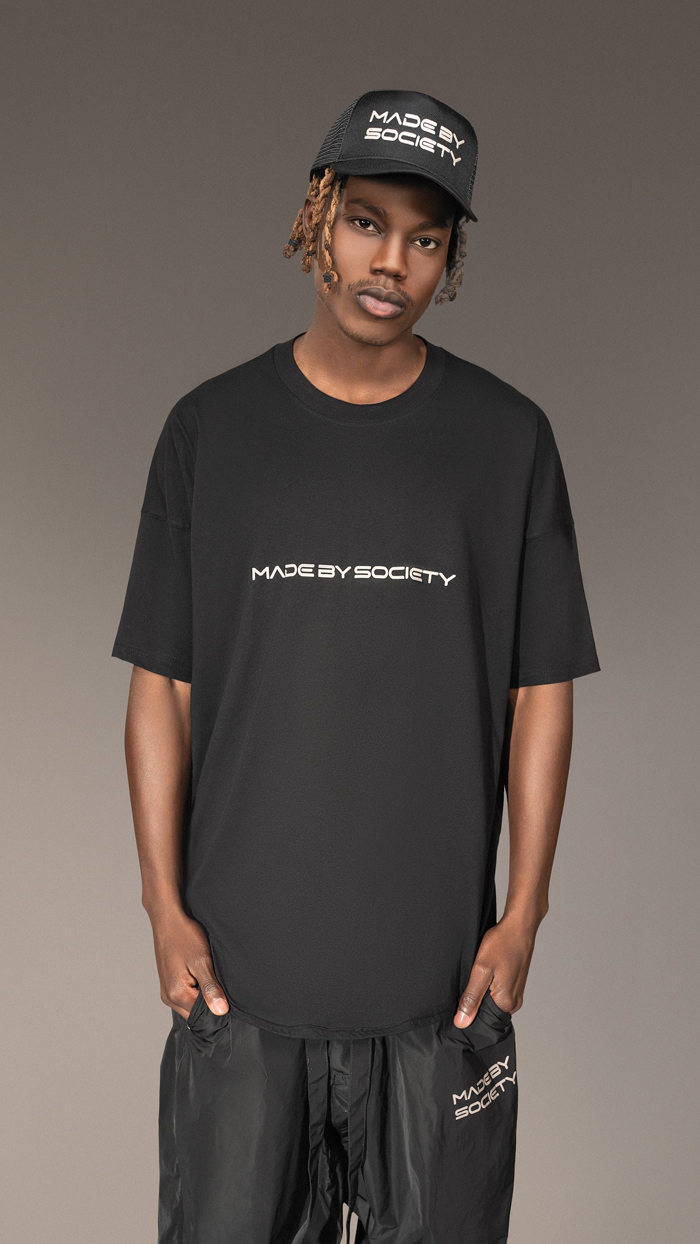 "Made By Society" Black T-Shirt - T13080