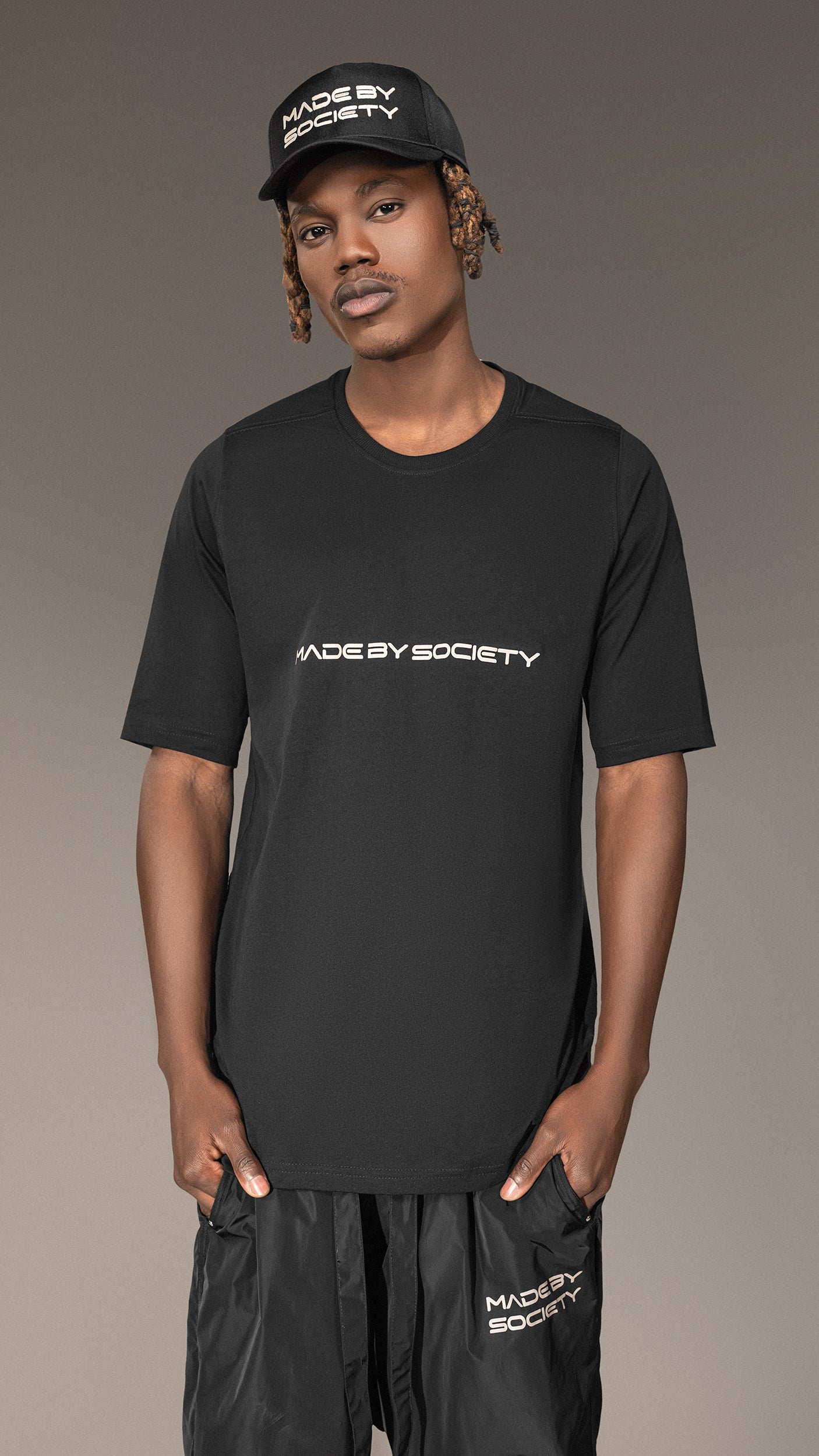 "Made By Society" Black T-Shirt - T12860