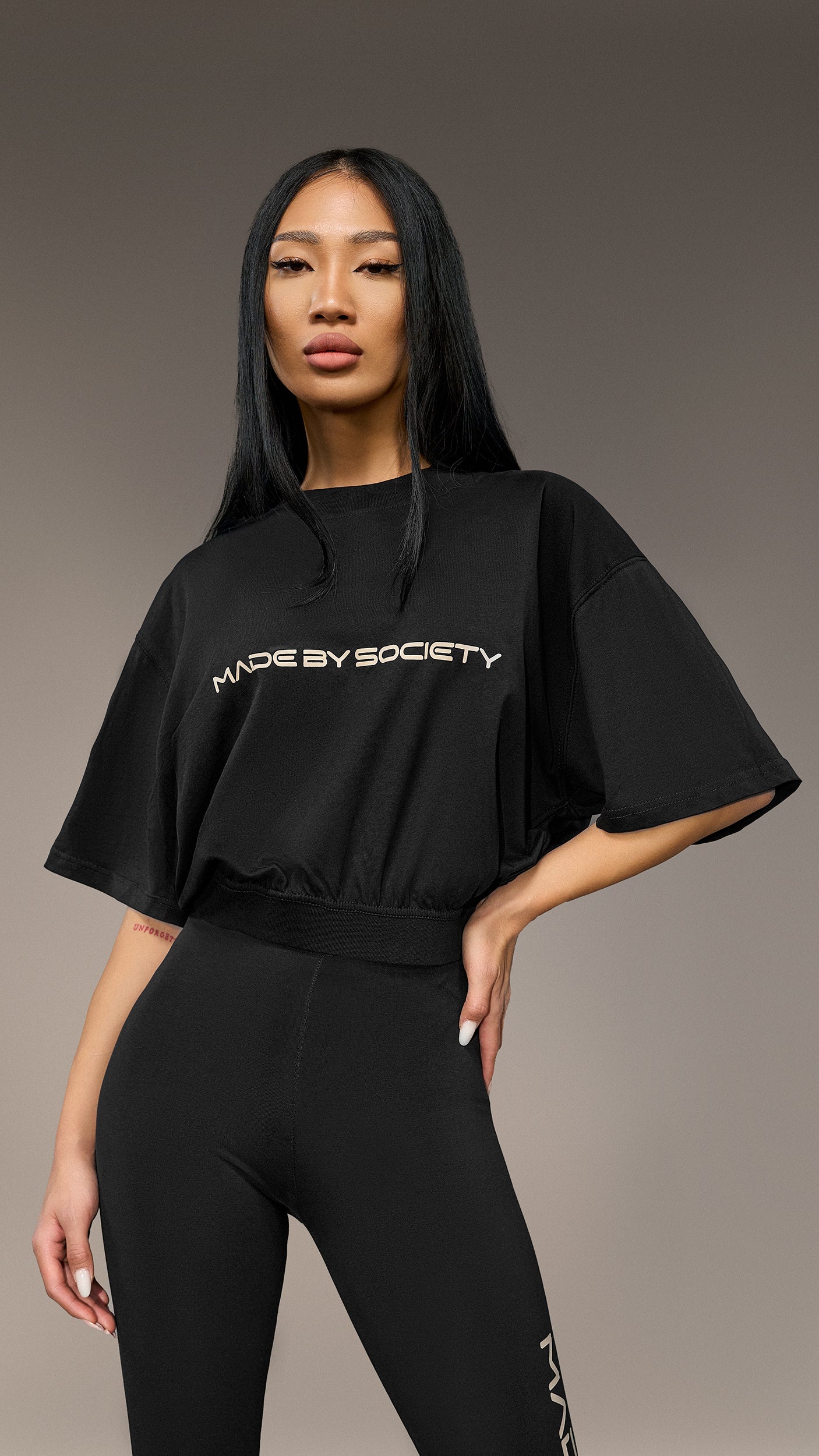 "Made By Society" Crop Top - T25918