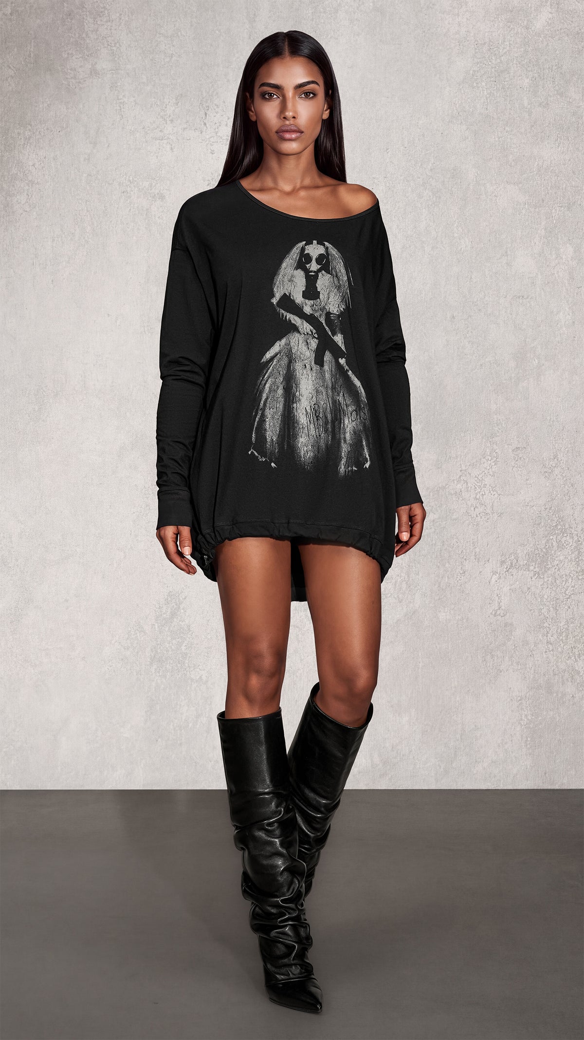 SIDE FALL T-SHIRT - T27831