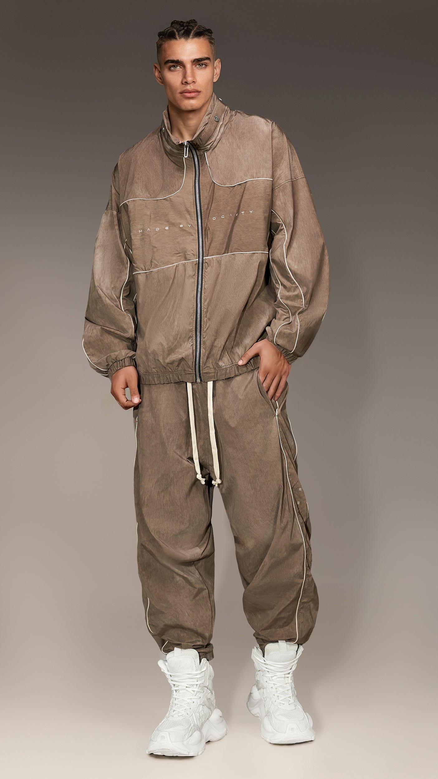 Duo Texture Track Pants - P17136