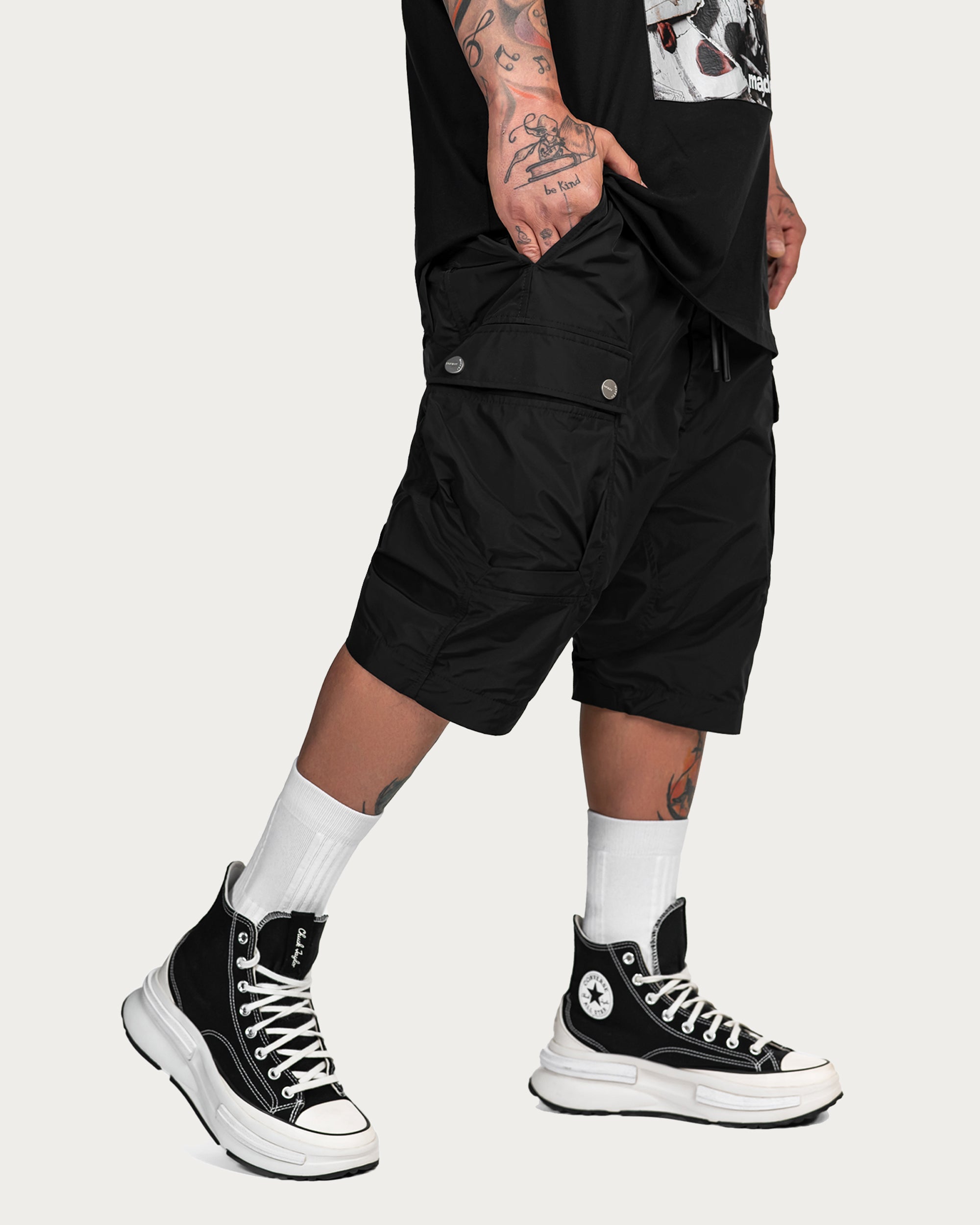 STUD CARGO SHORTS - B15538