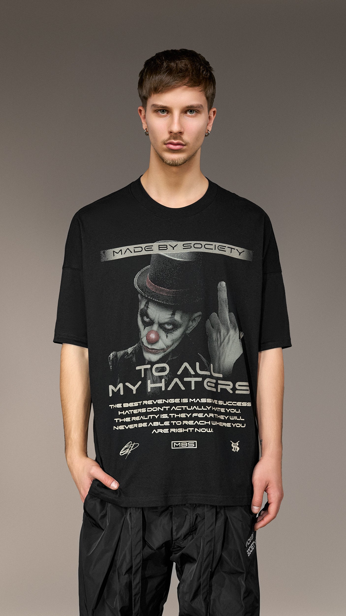 Tricou „To All My Haters” Made by Society - T15834