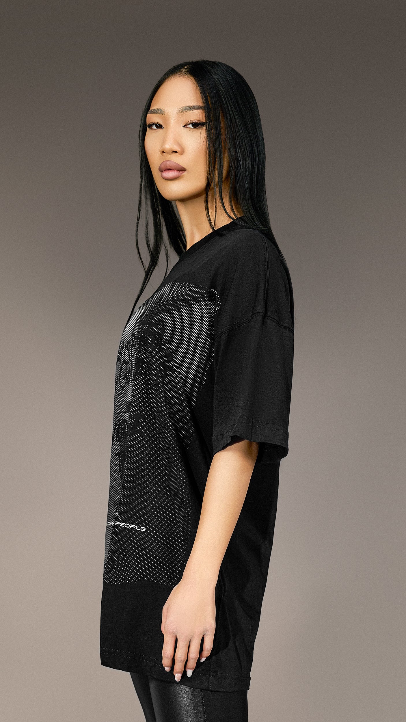 Tricou Oversized "Made By Society" - T25938