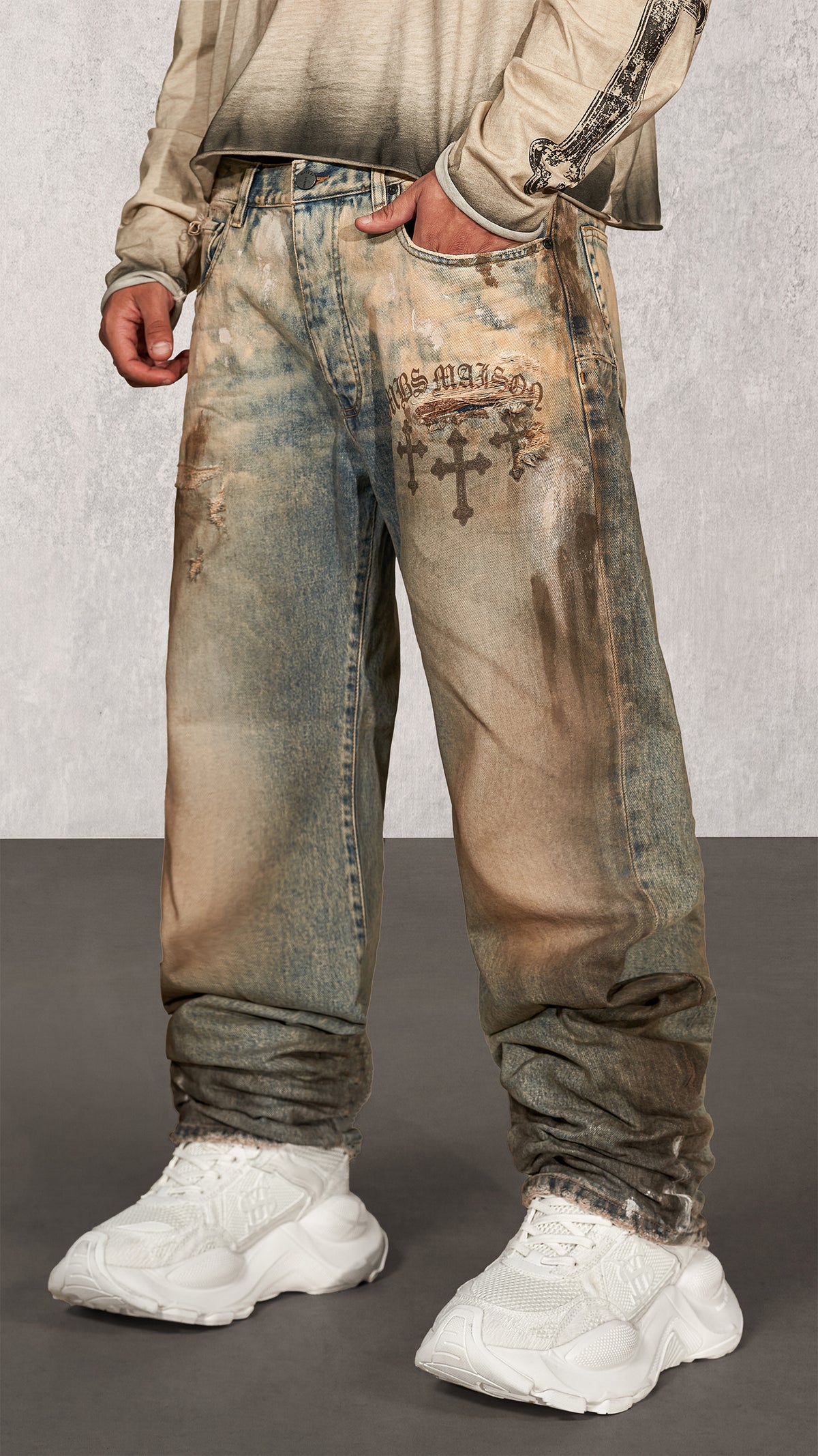 Jeans ASH-VOLT WIDE - P17240