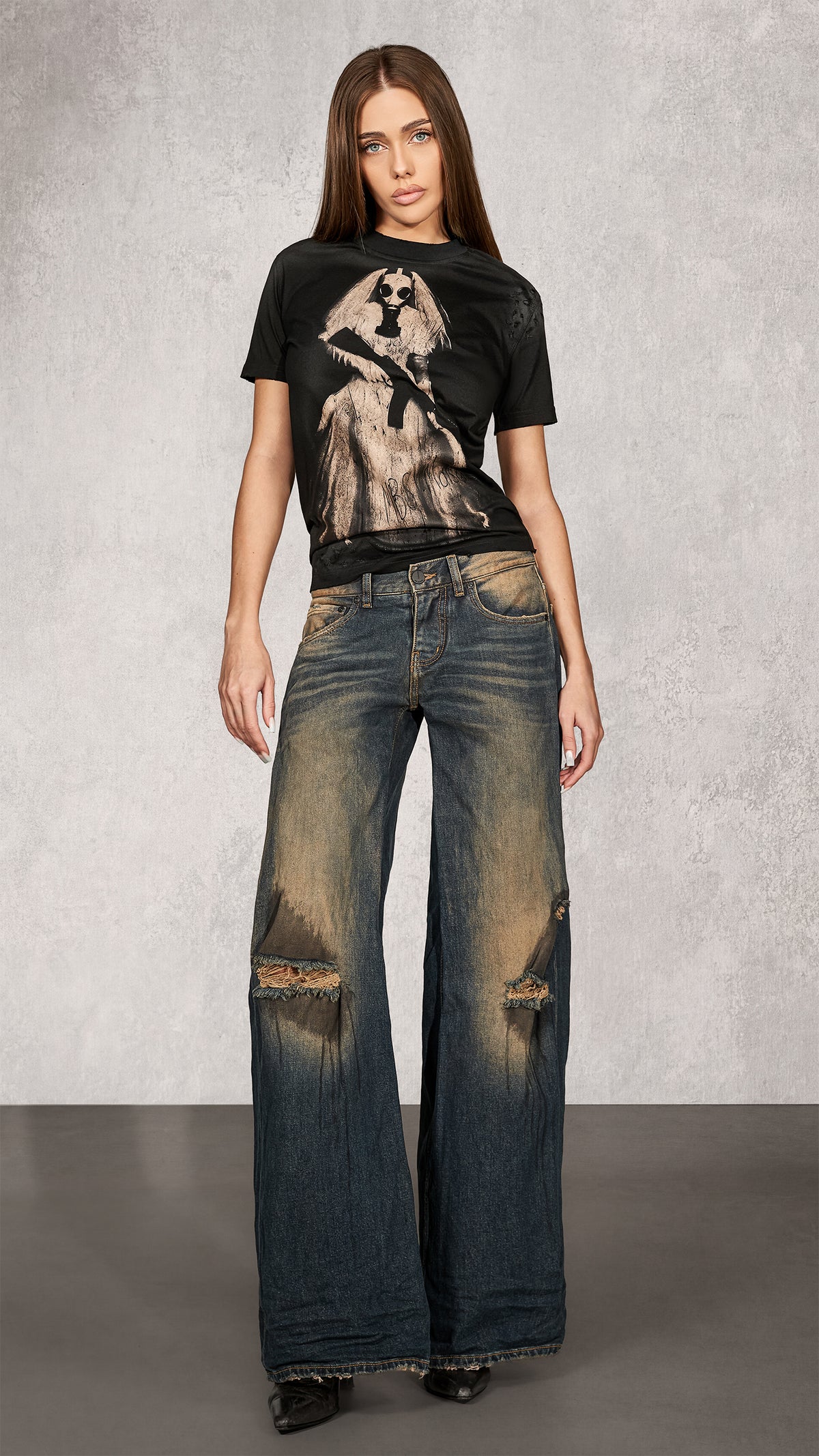 CONCRETE EROSION Jeans - P27235