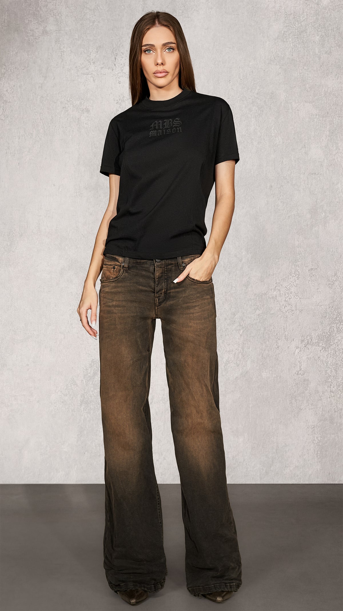 CONCRETE EROSION Jeans - P27235