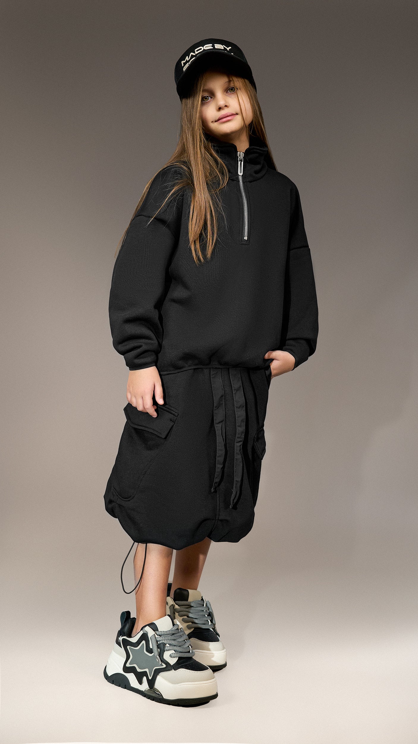 Oversized Hoodie "Made by Society" - H35768