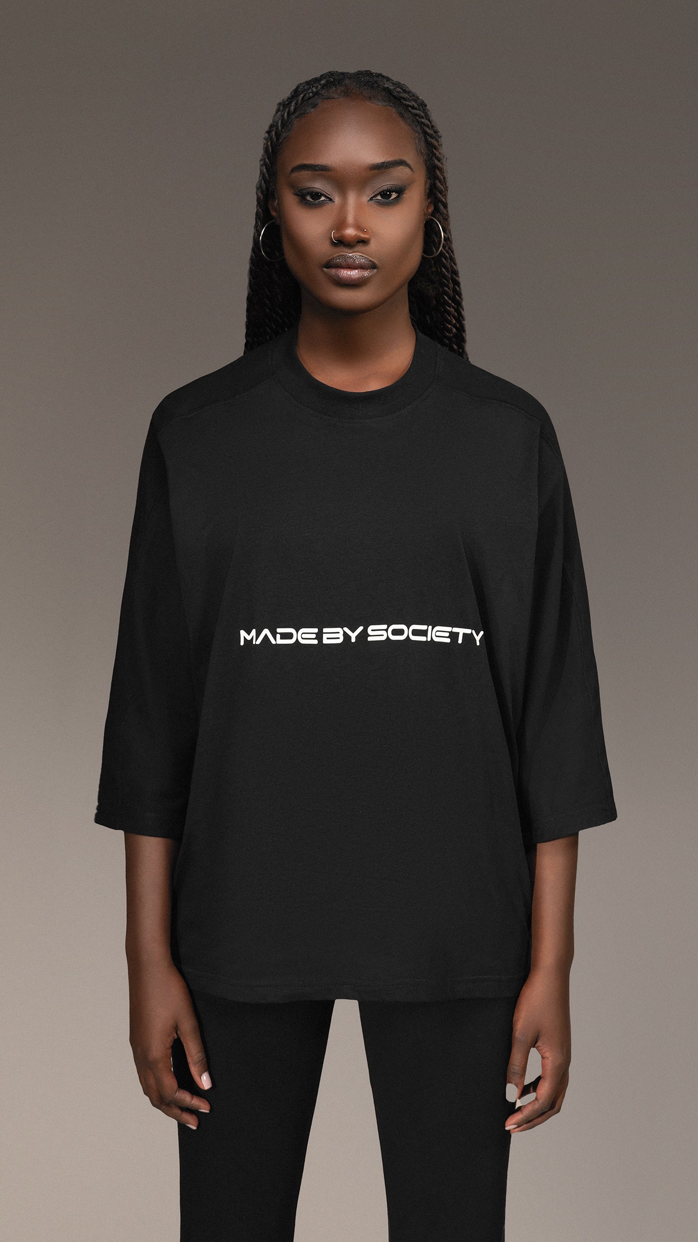 Made By Society oversized T-Shirt - T25673