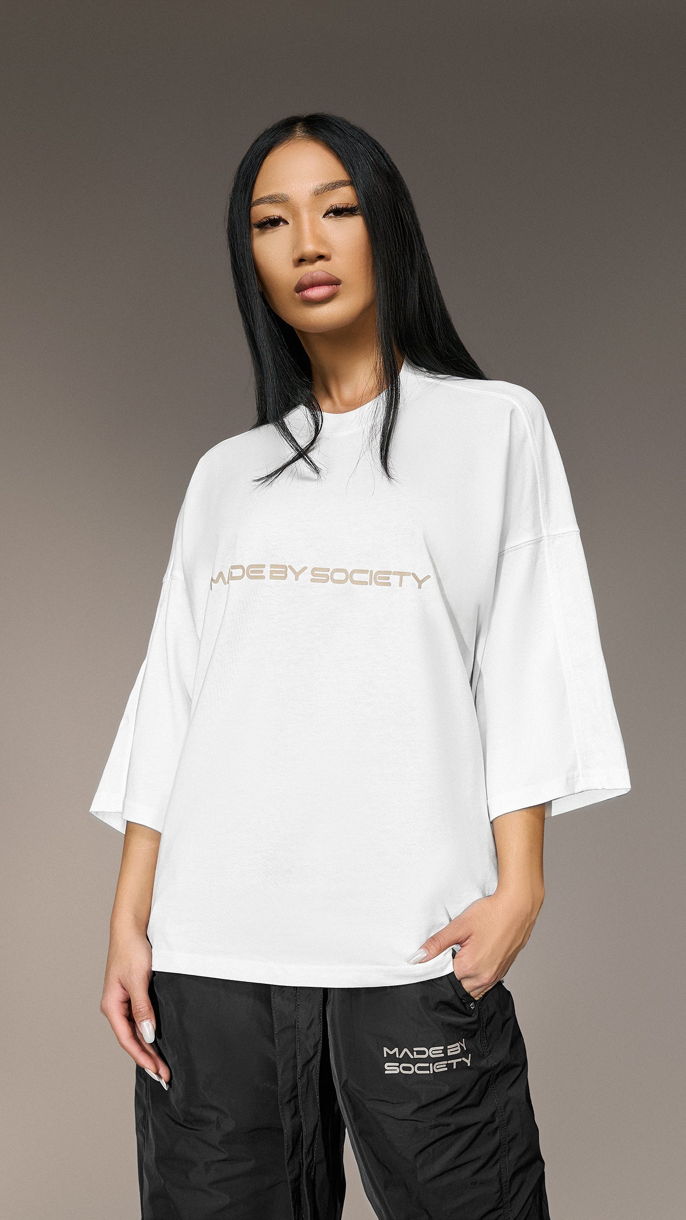 Tricou Oversized "Made by Society" - T25844