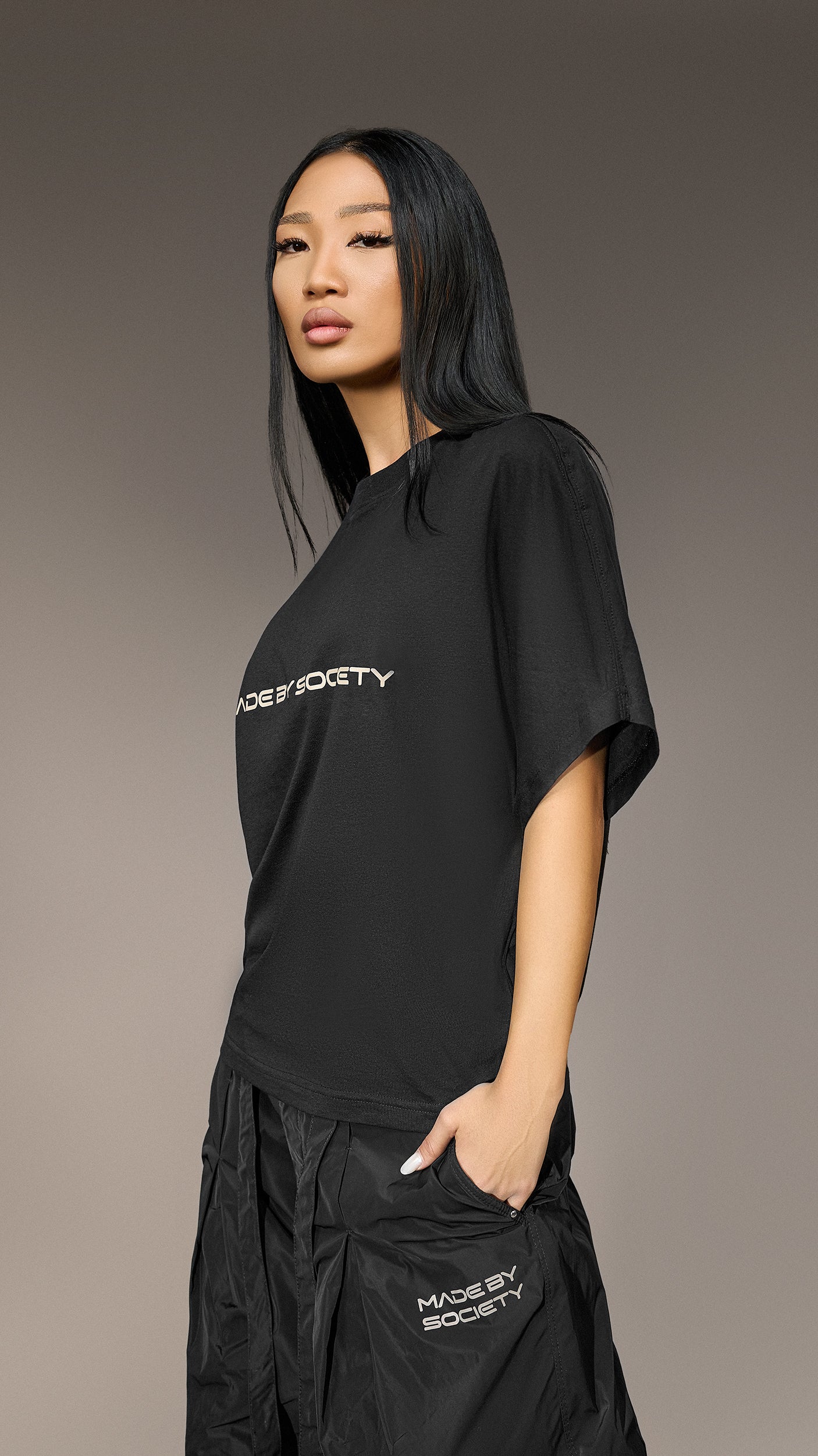 Made by Society Black T-shirt - T25522