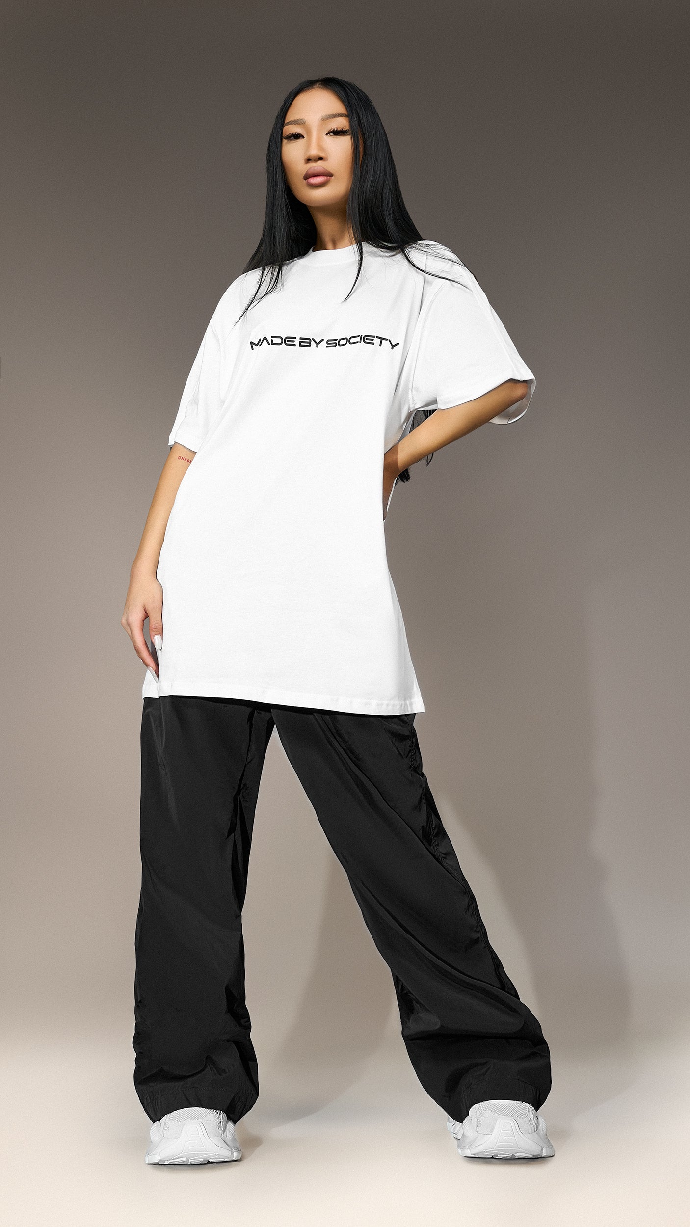 Tricou Oversized "Made by Society" - T25845