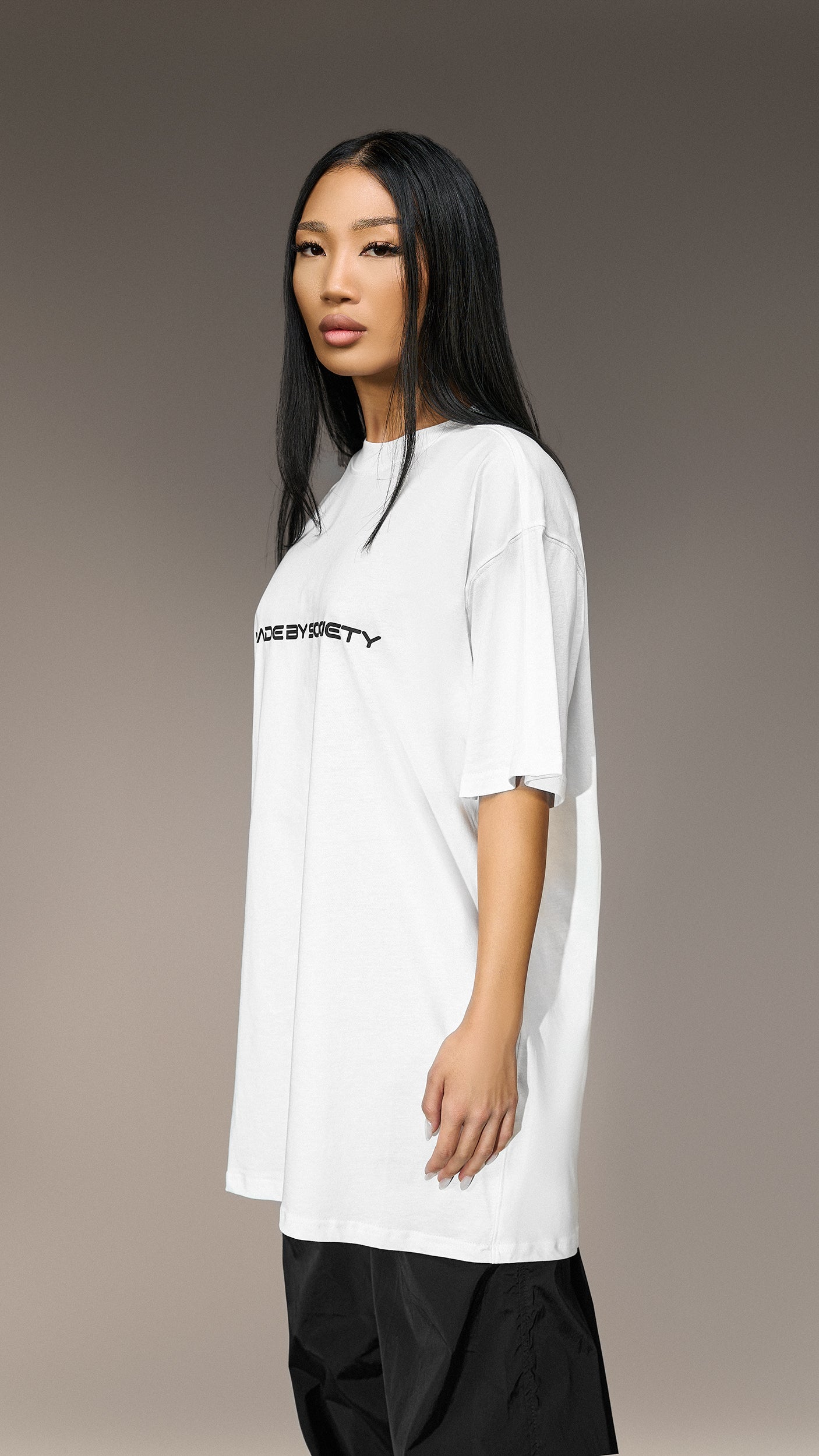 Tricou Oversized "Made by Society" - T25845