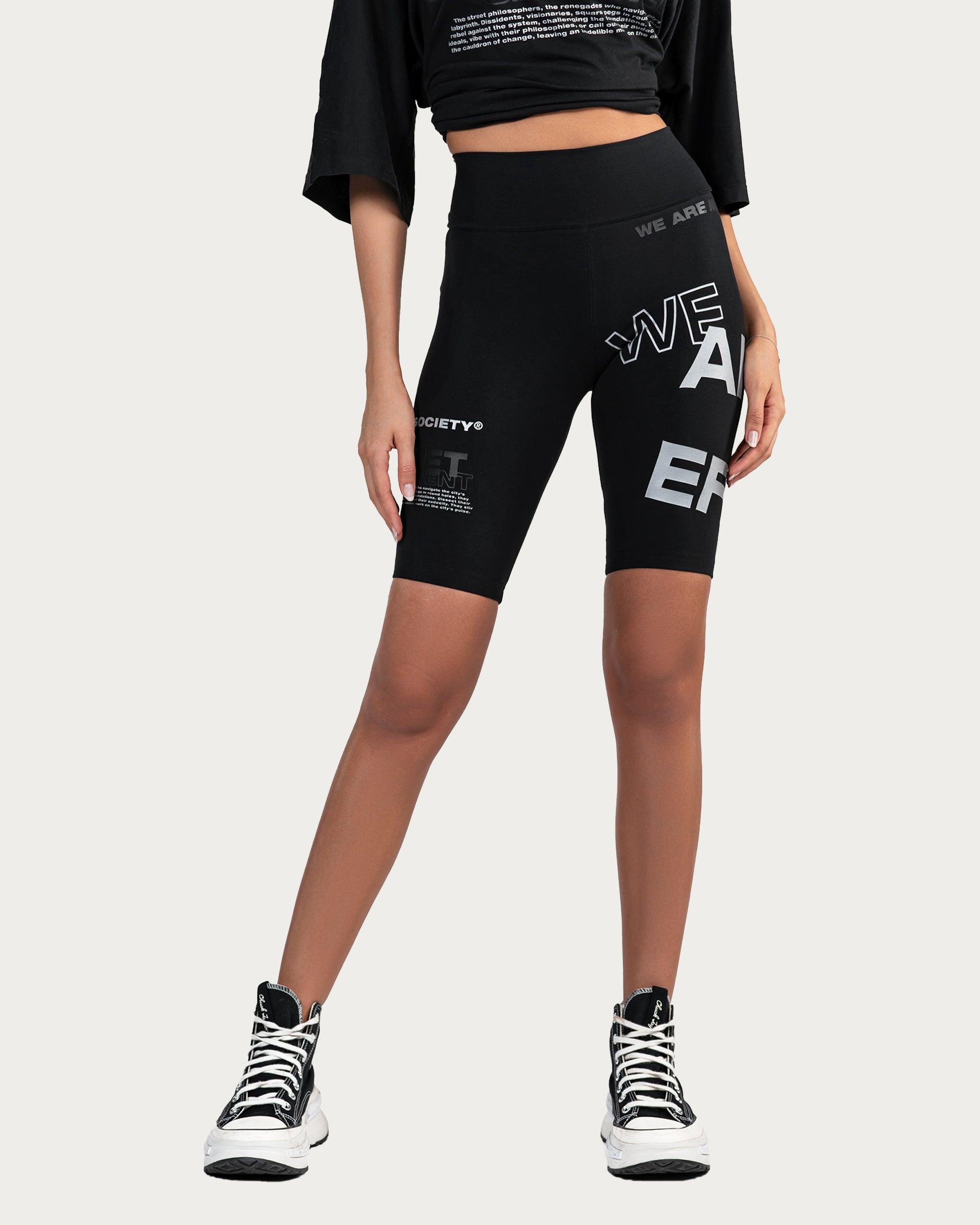 Branded Leggings Shorts - B25375