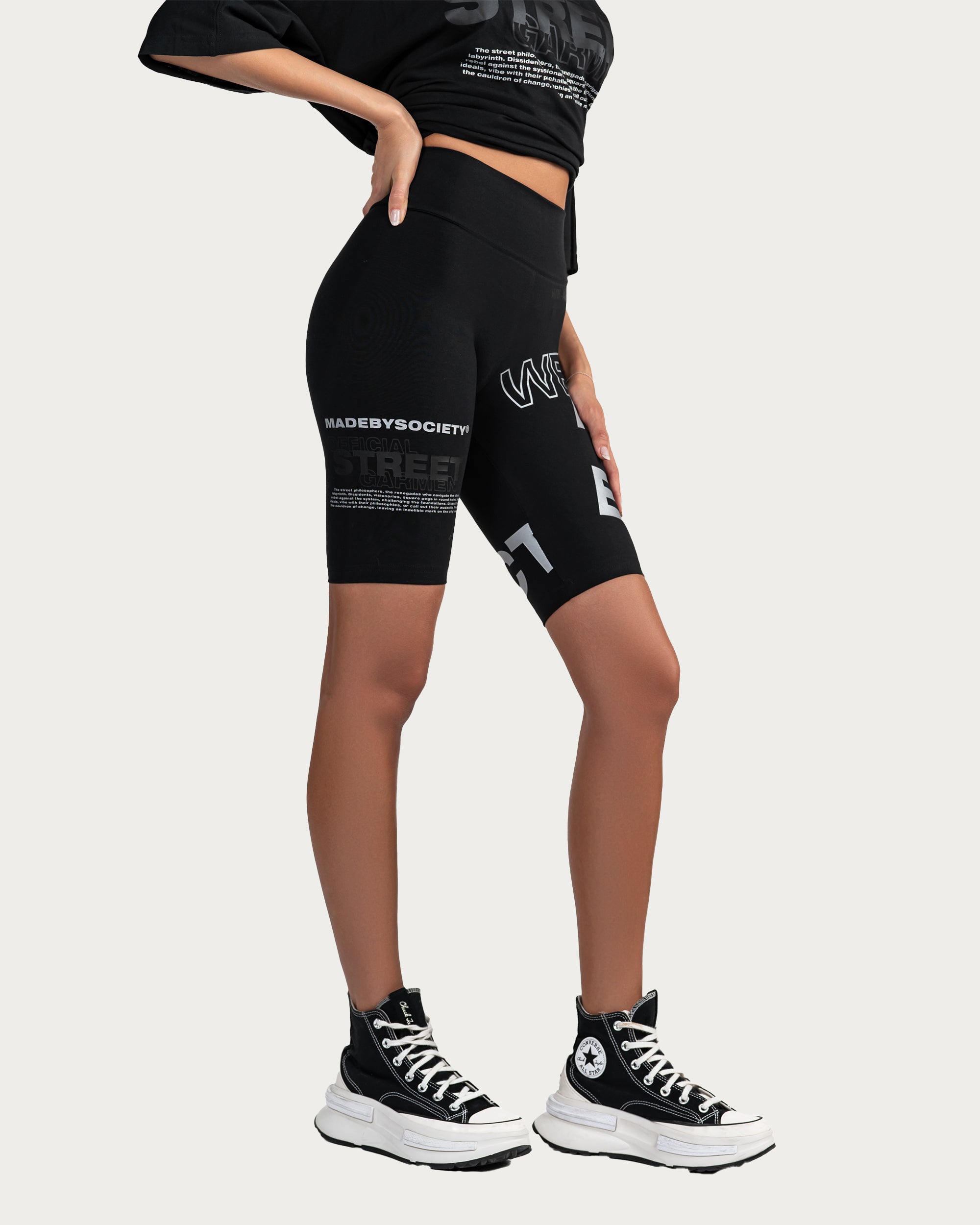 Branded Leggings Shorts - B25375