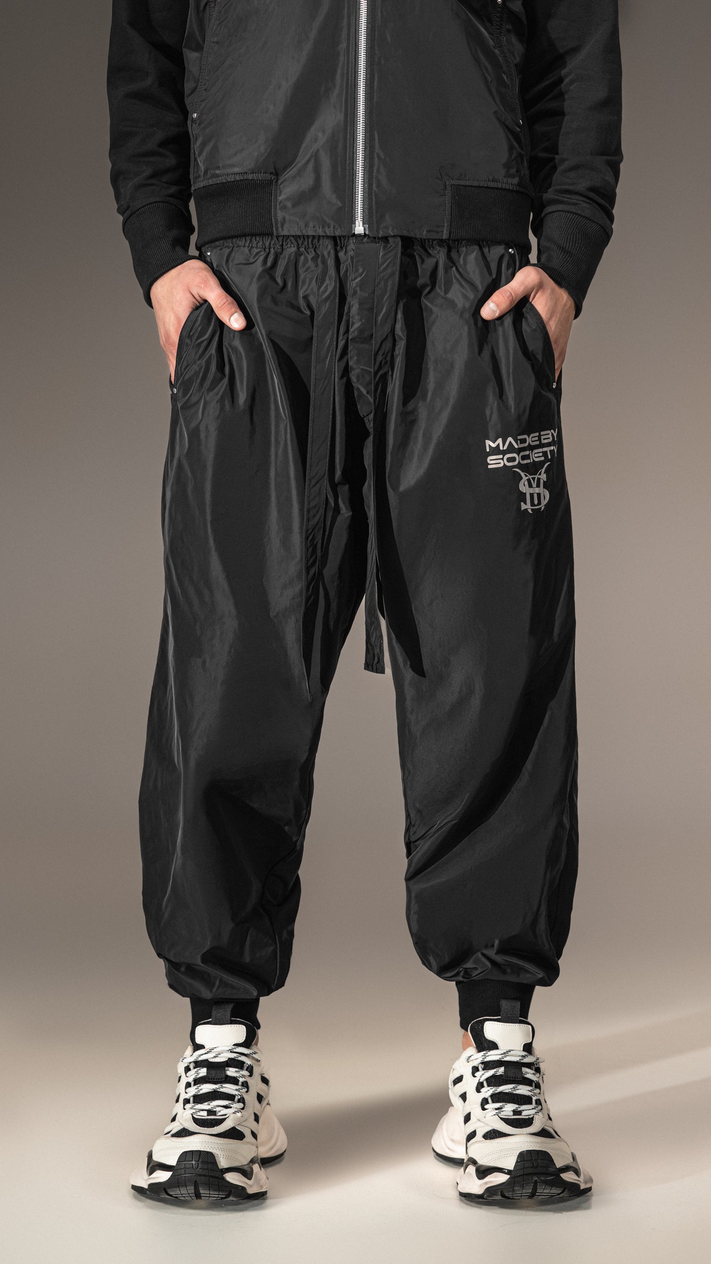 “Made by Society” Elasticated Cuff Trousers – P15618