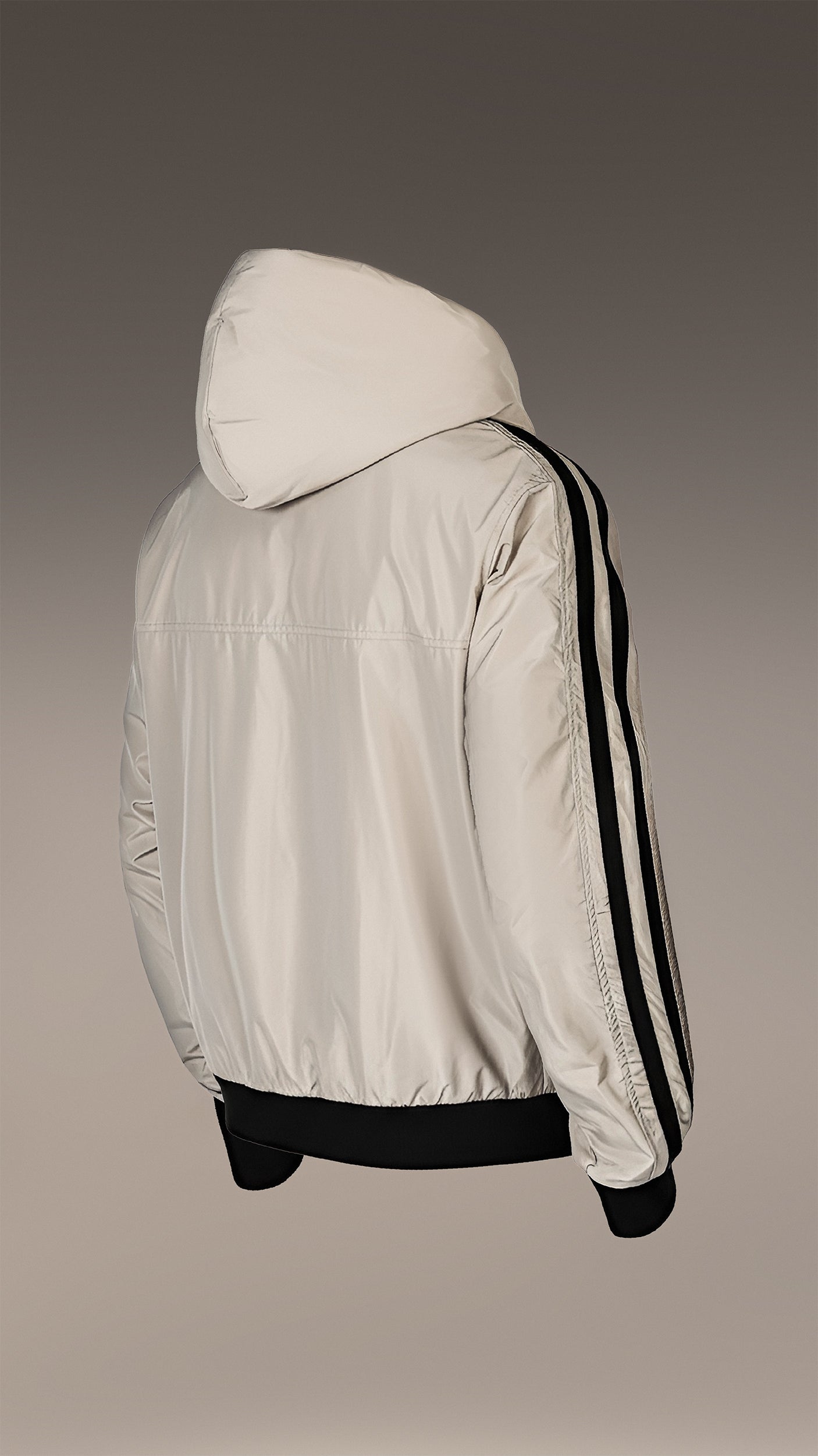 Stripes zipper hoodie - H14249