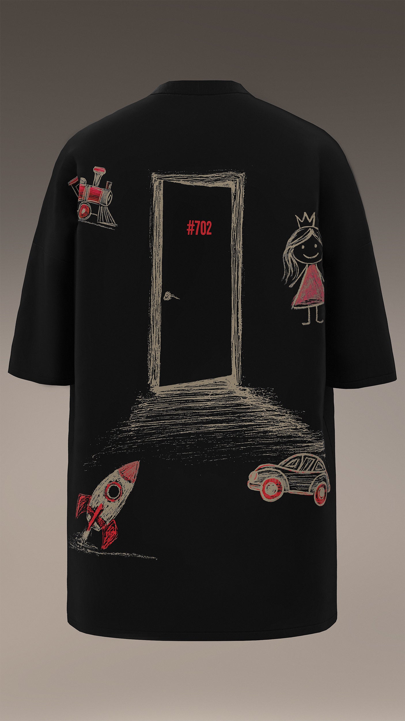 MEN'S T-SHIRT "COURAGE" - T16932