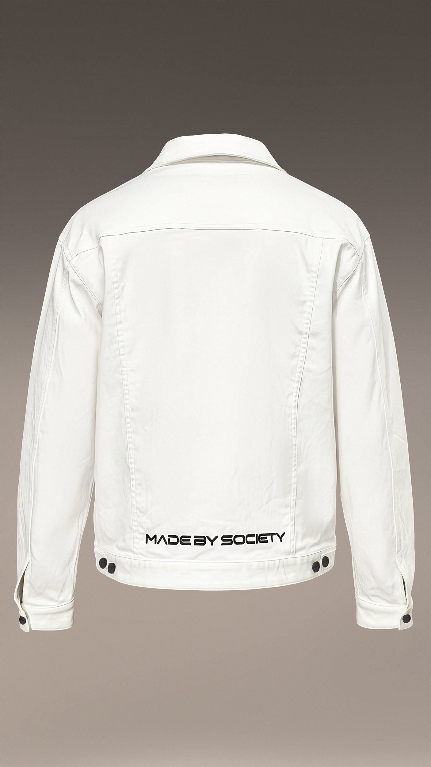 ジャケット・アウター   white denim jacket Jackets Men Denim Jacket - J15549 - The urban collection