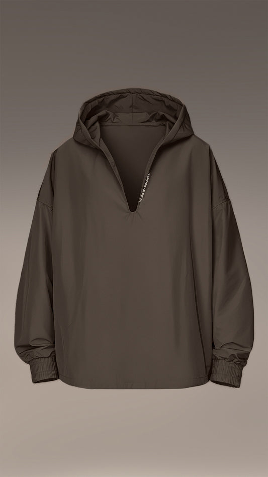 Deep Neck Hoodie - H16476