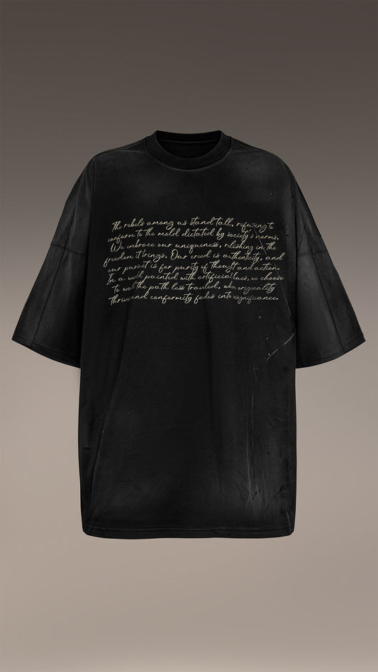 OLIVE SCHEMATIC T-shirt - T17102