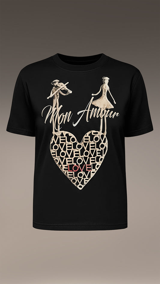 T-shirt "Mon Amour" - T27006