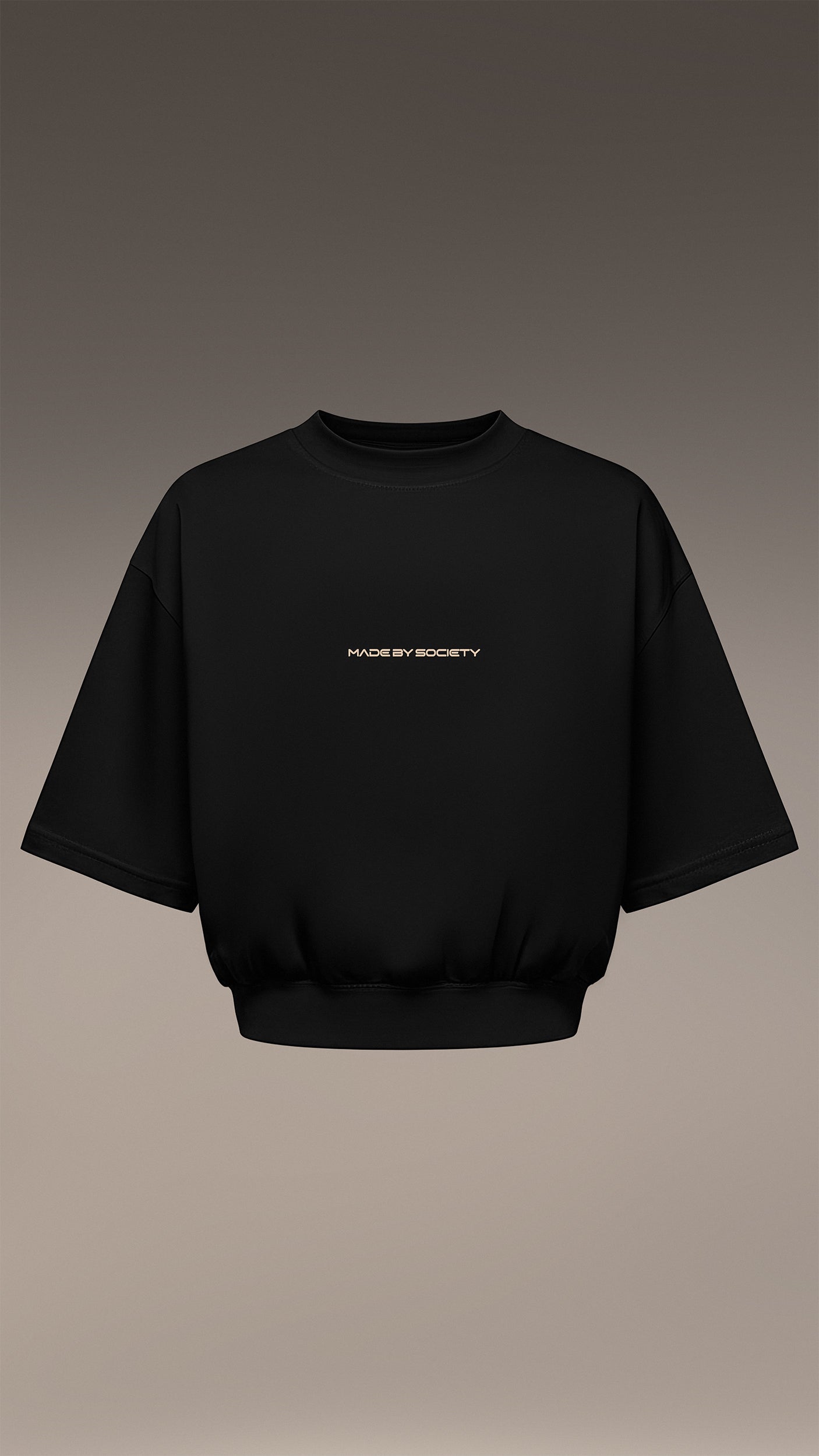 Tricou "Made by Society" cropped - T26515