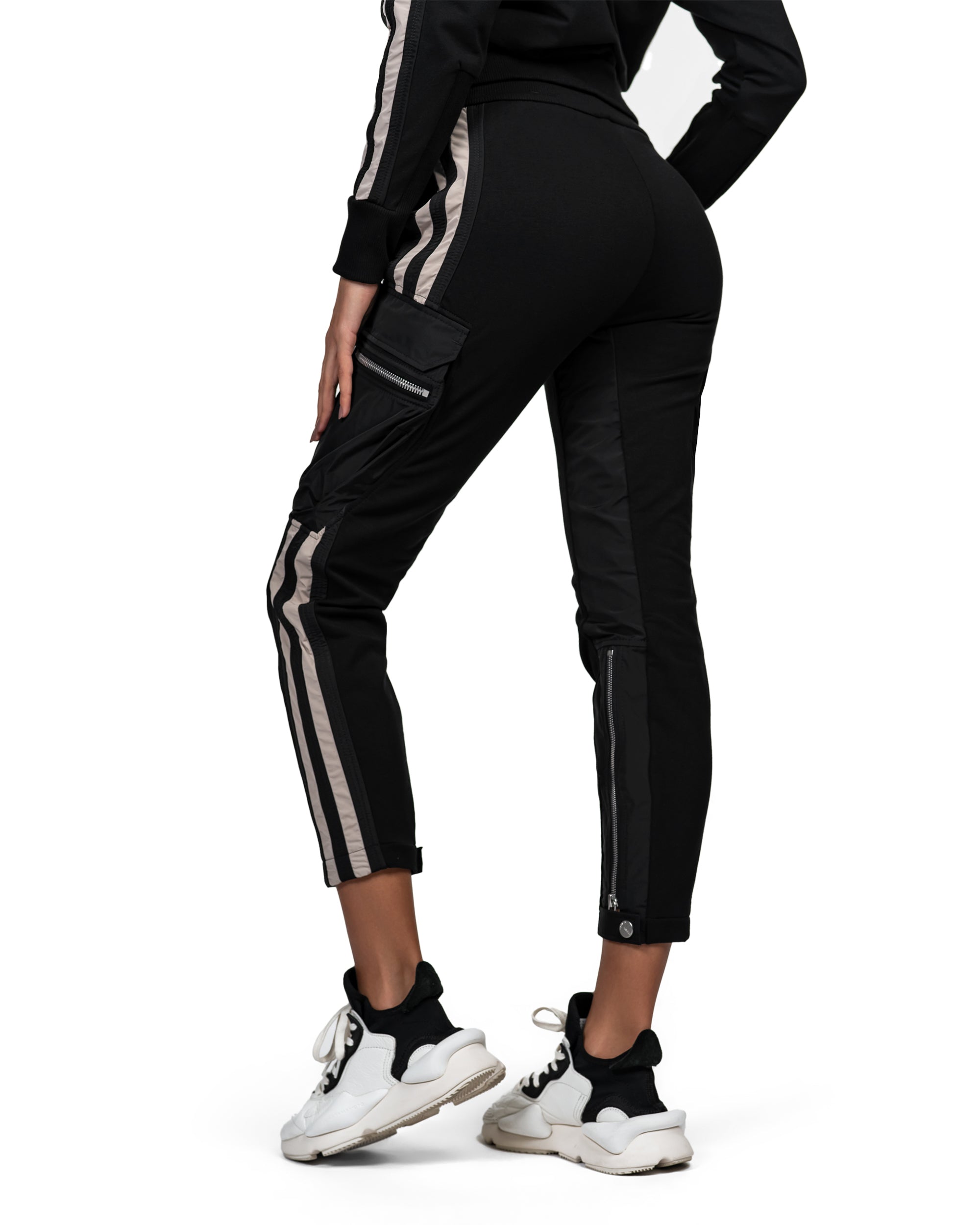 Vertical Lines Cargo Pants - P24046