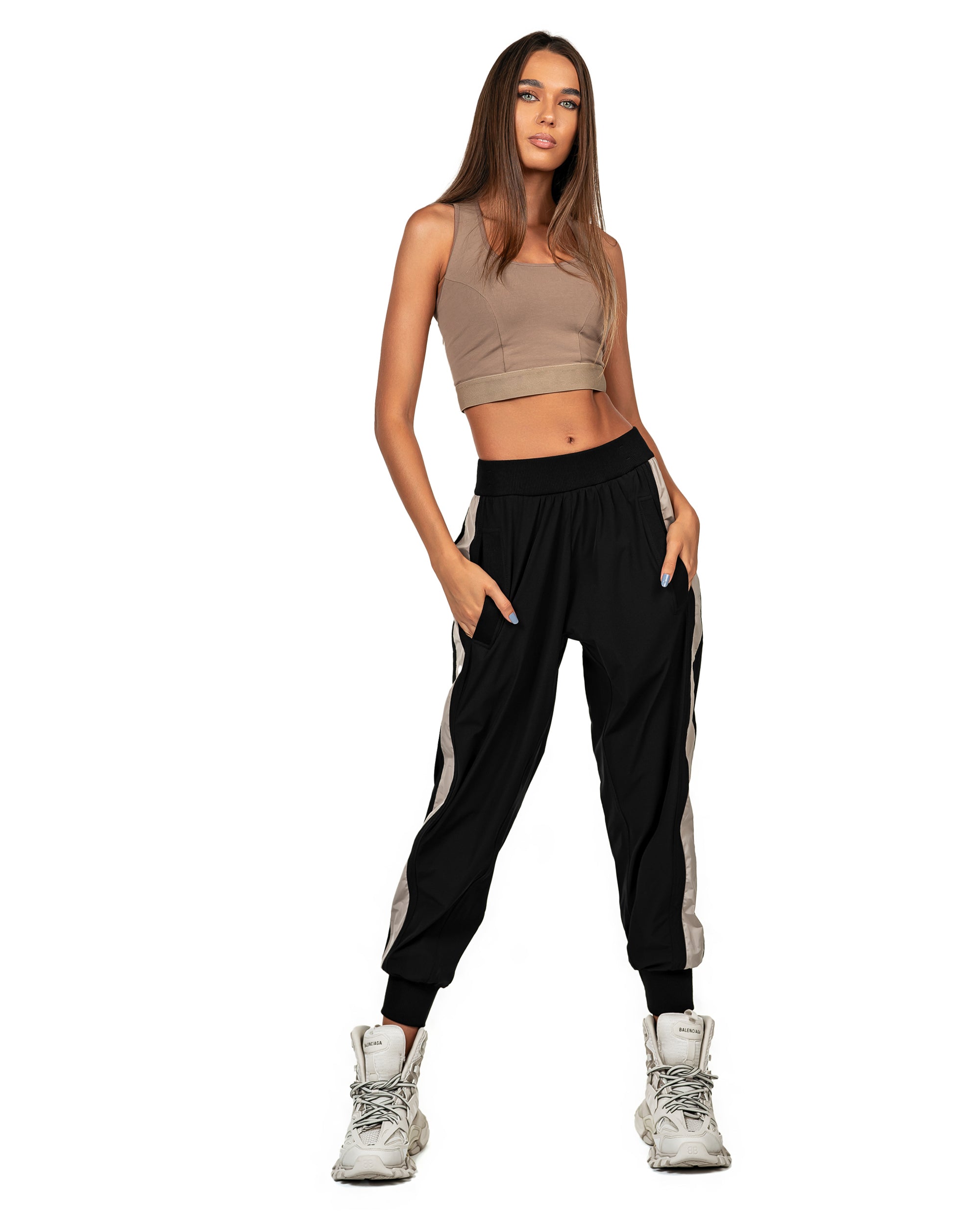 Band jogger pants - P23705