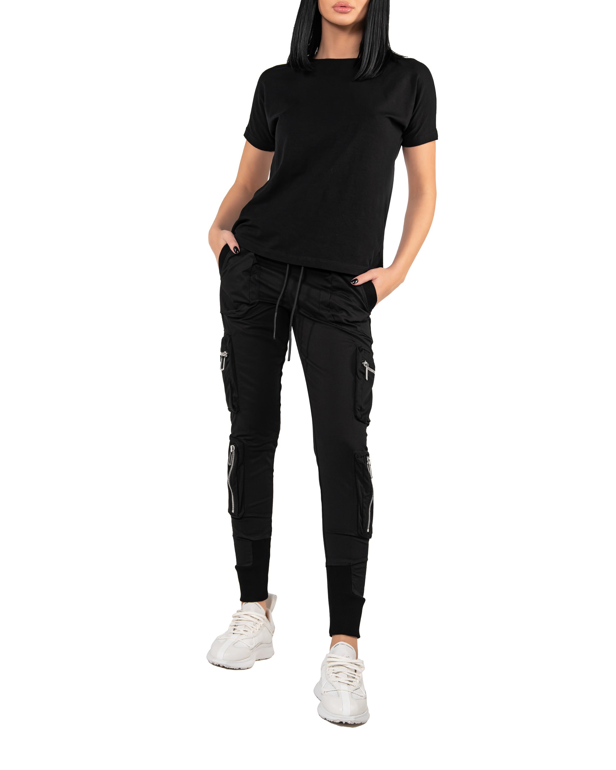 Patch cargo pants - P21598
