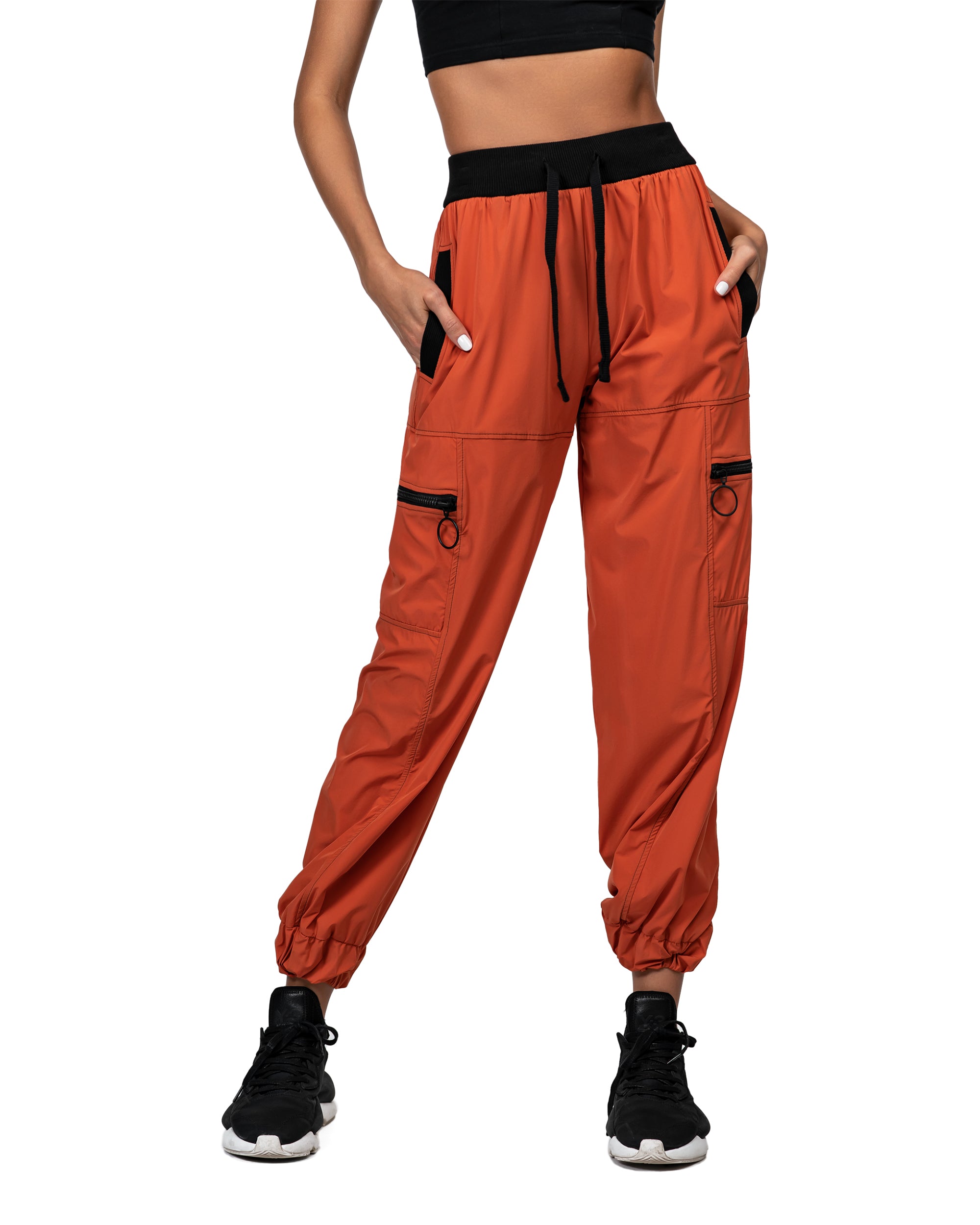 Orange jogger pants - P21813