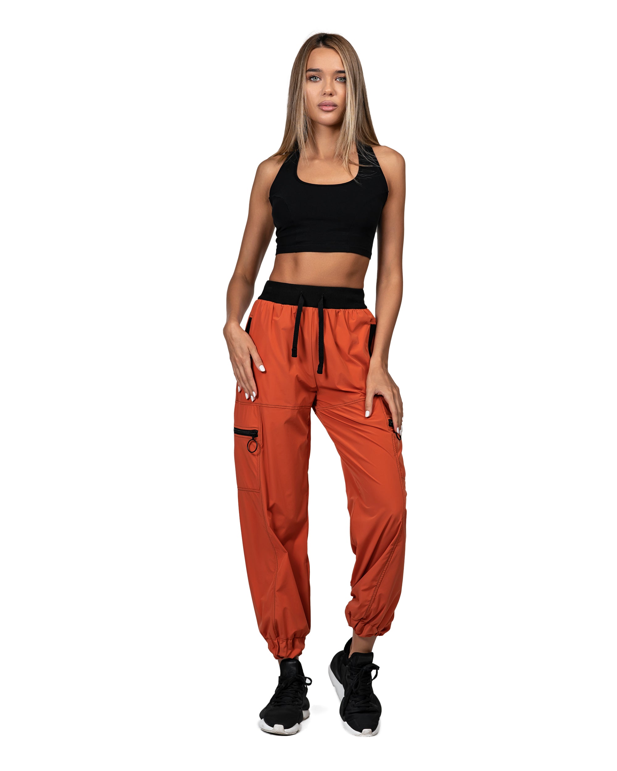 Orange jogger pants - P21813