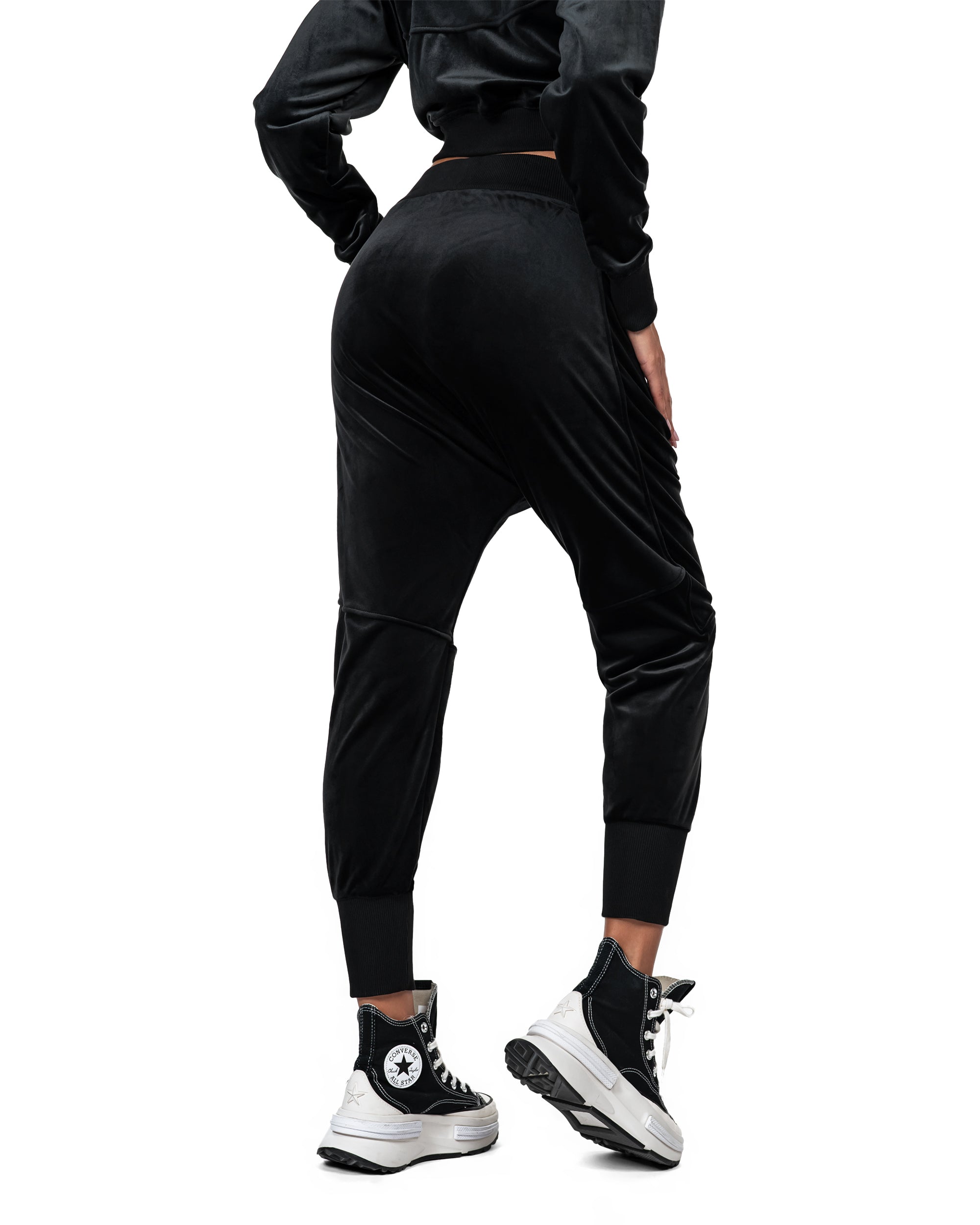 Velour jogger pants - P23193