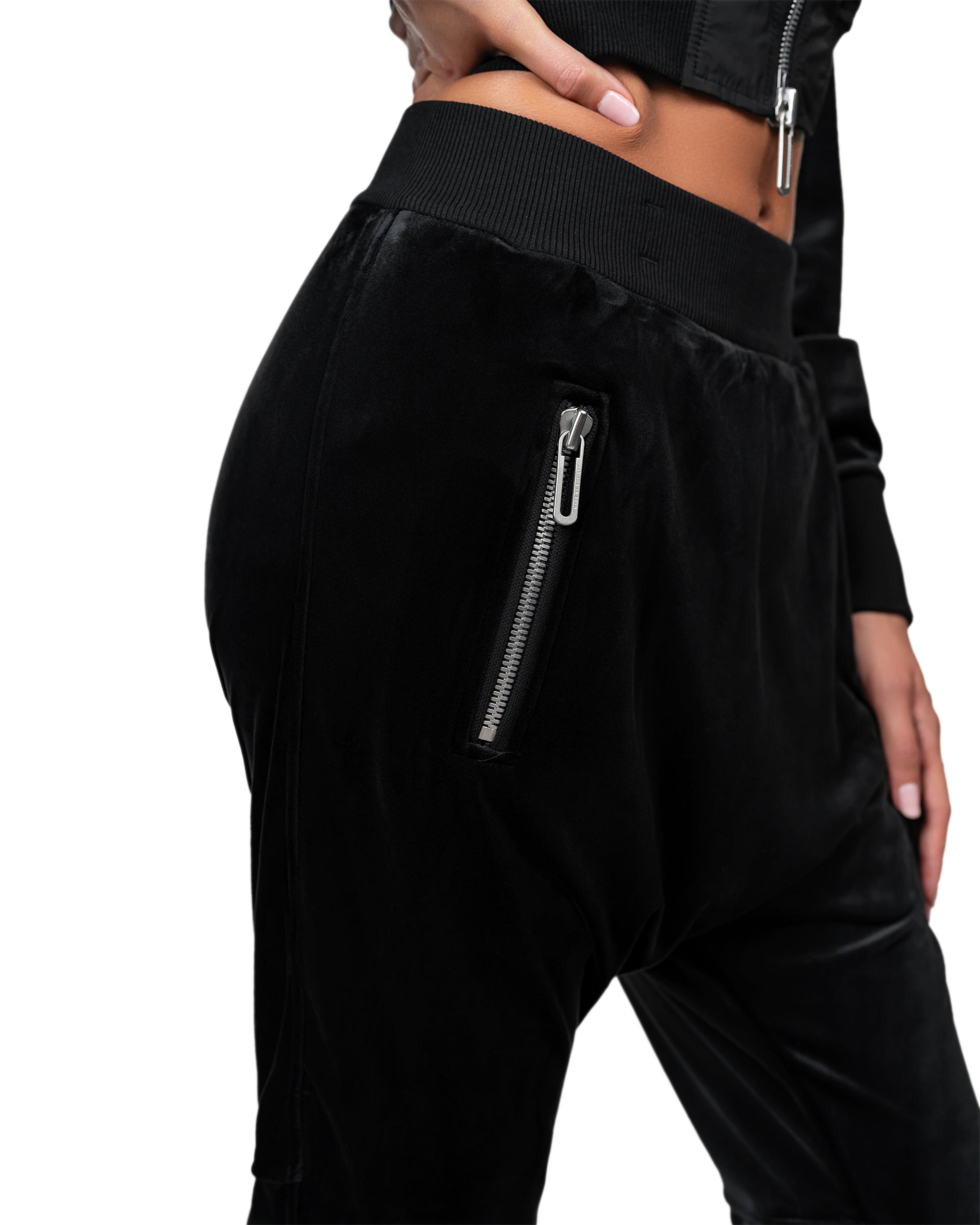 Velour jogger pants - P23193