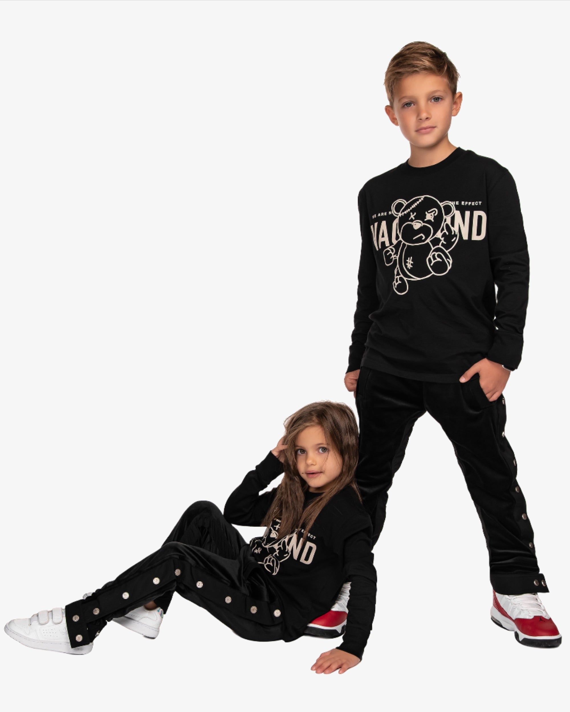 Velour stud track pants - P32443