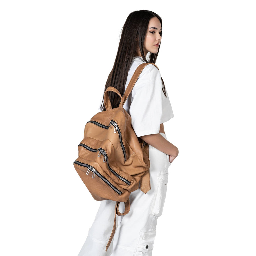 LEATHER BACKPACK - A12253